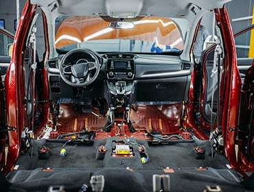 Full Interior Strip & Sound Damping