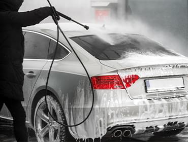 High-Pressure Snow Foam Decontamination Wash